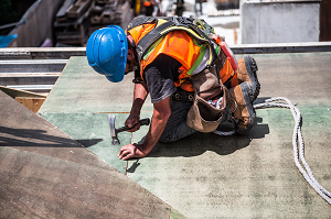 a man working on a machine